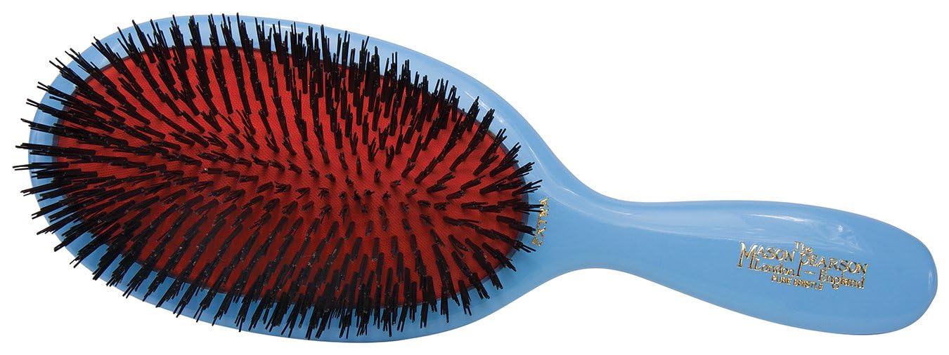 Amazon.com: Mason Pearson Large Extra Pure Bristle Blue : Beauty